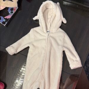 Old Navy Cream Fleece Kids Footie